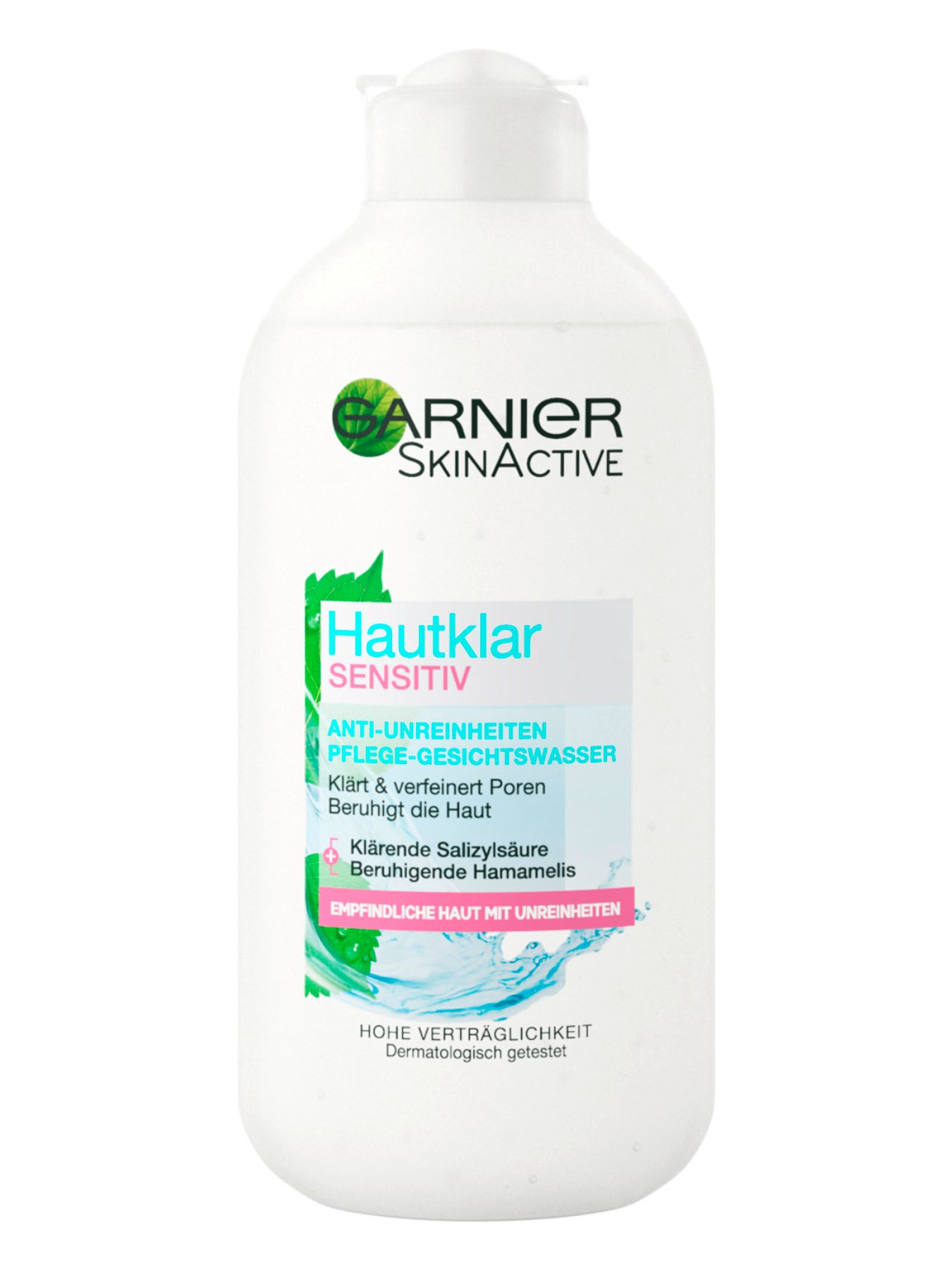 Anti-Unreinheiten-Pflege-Gesichtswasser-Hautklar-Sensitiv-200ml-Vorderseite-Garnier-Deutschland-gr